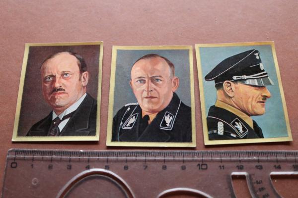 drei Sammelbilder Männer im Dritten Reich